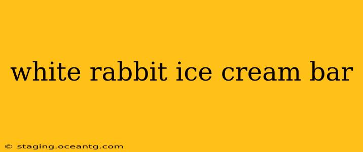white rabbit ice cream bar