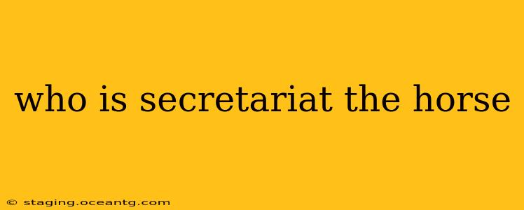 who is secretariat the horse