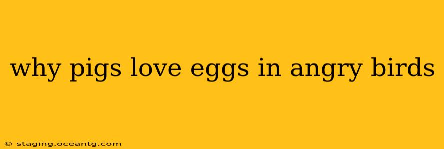 why pigs love eggs in angry birds