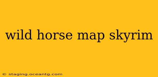 wild horse map skyrim