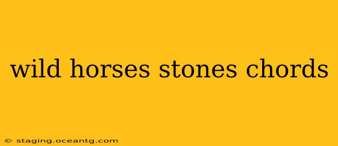 wild horses stones chords