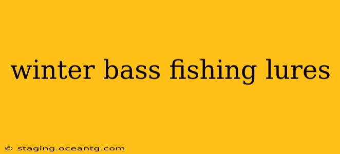 winter bass fishing lures