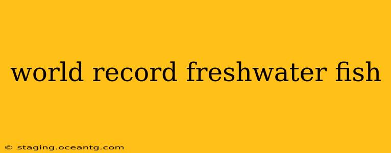 world record freshwater fish