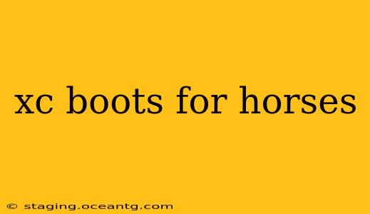 xc boots for horses