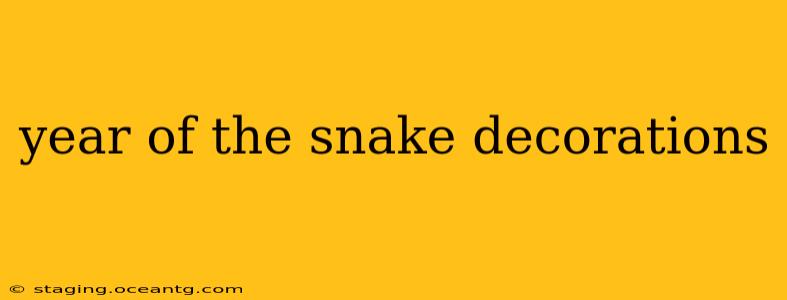 year of the snake decorations